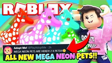 Roblox Adopt Me Pets Unicorn Mega Neon
