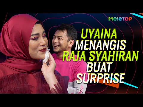 Sweet! Uyaina Arshad menangis Raja Syahiran buat surpri