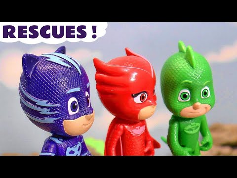 PJ Masks Toy Stories for Kids with Catboy Owlette and G